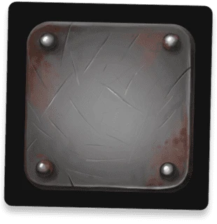 Metal Plate token.